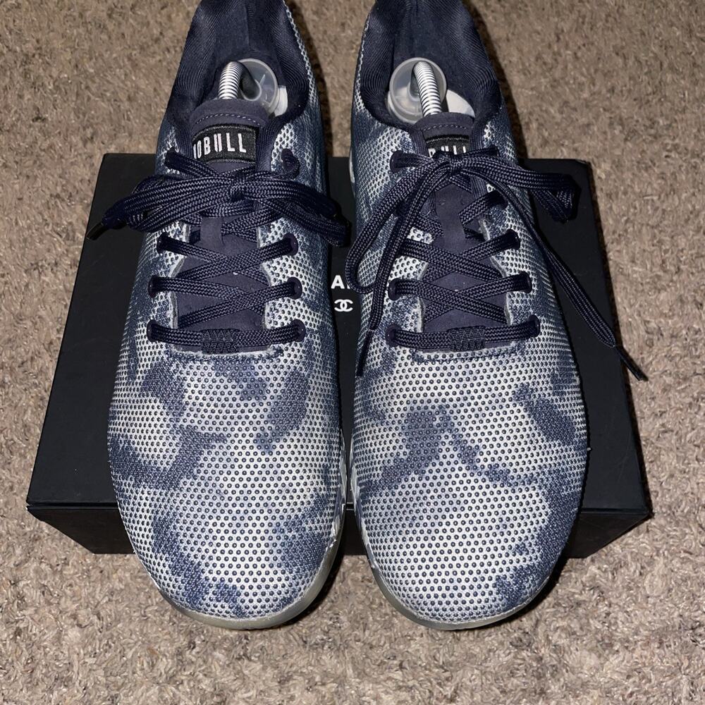 Nobull Shoes Size M12.5/ W14 SuperFabric Outwork Blue Tie Dye Trainer Sneakers
